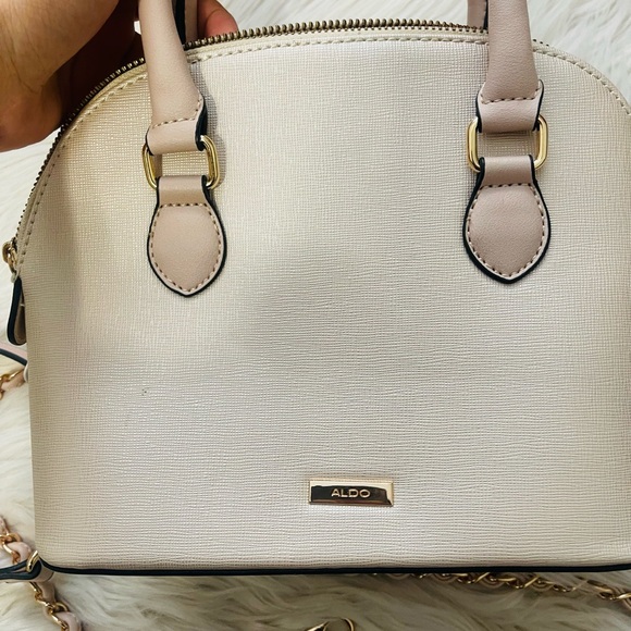 Aldo rose gold sachel bag slightly used ! - Picture 3 of 5